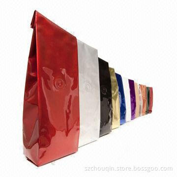 Side-gusset Stand-up Pouch/Packing Bag/Plastic Packing Pouch with Seal on Side